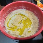 鶏paitan 心麦 - キノコ香る鶏ポルチーニつけ麺