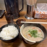 老虎苑 - かす汁定食@600円