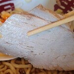 天童製麺 - もも系チャーシュー。