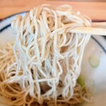 天童製麺 - 細ストレート麺。