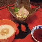 美山荘 - 鯉のお造りと白味噌