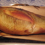 美山荘 - 子持ち鮎の杉板焼き