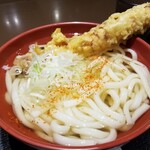 SOBA DINING 凜や - ちくわ天うどん。