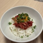 焼肉の名門 天壇 - ユッケ丼