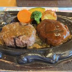 さわやか 富士鷹岡店 - ツレがデミグラスソースだったのでシェア