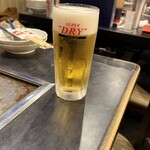 お好み焼き あじくらや - ■生中¥600