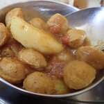 モモ - タルカリが甘く美味しい