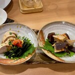 地酒・地魚 三代目ハルク - あん肝（合い盛り）