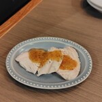 ビストロ Sabu - お通し(鶏ハム)