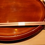 銀座 しのはら - 椀前の箸交換