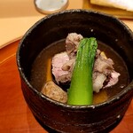 銀座 しのはら - 合鴨と熊の鍋