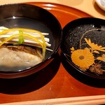 銀座 しのはら - 鯛と松茸の椀