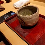 銀座 しのはら - 夫の抹茶碗