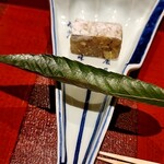 銀座 しのはら - 栗の葛焼き