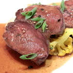 カランドリエ - 蝦夷鹿モモ肉のロースト '14 11月上旬