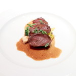 カランドリエ - 蝦夷鹿モモ肉のロースト '14 11月上旬