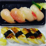 ちよだ鮨 - 料理写真:ブリ＆アナゴ