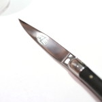 カランドリエ - 肉用ナイフはライヨールのクリスチャン・ギオンモデル。 '14 11月上旬