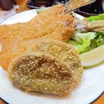 もとよし - カマスと黒はんぺんのフライ