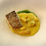 イル ギオットーネ - 鰆　ムール貝　サフラン　雲丹