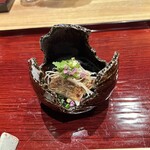 日本料理うしお - 向付 一の刺　寒鰆藁焼き