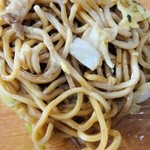 大沢製麺所 - 特大オム焼きそば