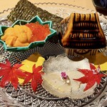 うなぎ時任 - 前菜