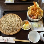 手打ちそば 小椋 - 料理写真:せいろ蕎麦　ミニ天丼