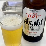 天麩羅処ひらお - 生ビール(中) 600円(税込)