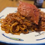 ピッツェリア トラットリア ダ オカピート - 北海道産のワタリガニ