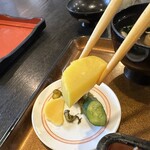 升川 - 【2025.11.16(日)】うな重の漬物