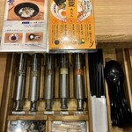 麺屋 和人 - 味変アイテム