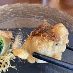 点心爛漫tejima - 鱈の白子の揚げ物XO醤