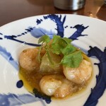 点心爛漫tejima - 海老と冬瓜の上海蟹のカニ味噌ソース