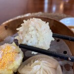 点心爛漫tejima - ターメリックで色付けした糯米焼売