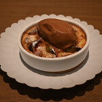 ラチュレ - クラフティ カカオ70%チョコアイス添え