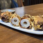 きょうや - 大きな焼きちくわの天ぷら
