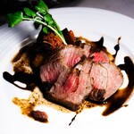 GATTET OSAKA - A5黒毛和牛のステーキ（バルサミコ酢と赤ワイン）