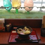 そば処 越前屋 - かけそば(＋九頭竜舞茸)