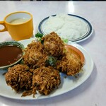 若竹 - レストラン若竹 ミンチカツ定食