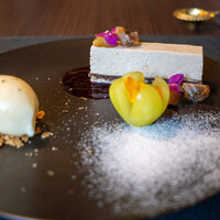 Pondichery - マロンムース スパイスを使った栗の甘露煮　洋梨のソルベ