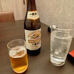 瀬戸内味覚処 芸州 本店 - キリン一番搾り瓶ビール