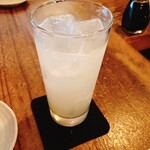 立呑み 浅草 洒落者 - 柚子サワー✖️2