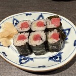 魚屋ひでぞう - 鉄火巻１人前です｡これも何回かおかわりしました｡