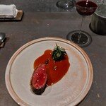 Aspirant - .....⑩蝦夷鹿　グリーンペッパー　実山椒 　韮　つるむらさき　金時草　和田牛蒡.....⑦杜仲茶　赤味噌ウォーター　馬告　ブルーベリー.....