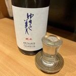 大衆日本酒バル ふとっぱらや - 秋田の酒「ゆきの美人」490円也。
