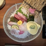 鮪しゃぶしゃぶ 鯛めし 湊〇 - 