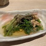 あふぃぬーる - 名取産セリのお浸し