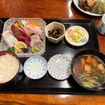 うなぎ　錦水 - 刺身定食　1700円税込