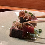 銀座 炎 田むら - 鰹藁焼き